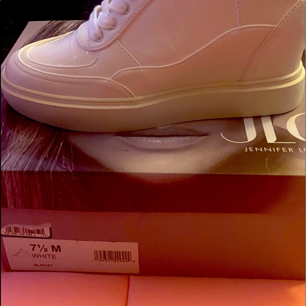 JLO Jennifer Lopez wedge sneaker/shoe brand new